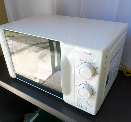 美品 TWINBIRD ツインバード 電子レンジ DR-D319 2014年製 ホワイト 60Hz専用 西日本専用 動作確認済み