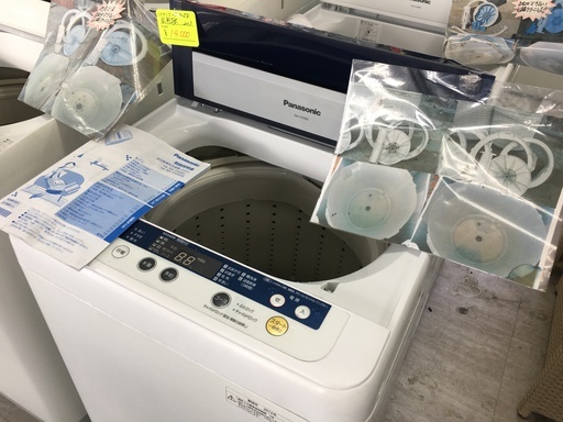 パナソニック4.5K洗濯機　2012年製！！分解クリーニング済み！！！