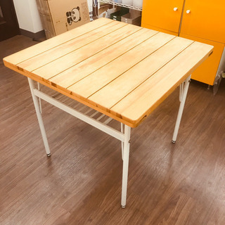 【元値24600円】2人用棚付きテーブルの画像