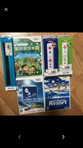 WiiU どうぶつの森　その他ソフト　リモコン　セット