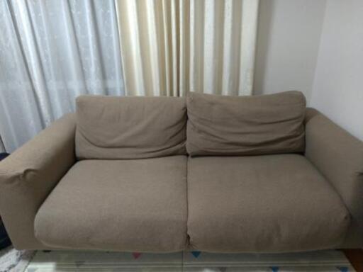 再開❴値下げしました❵無印良品ソファ＆オットマン