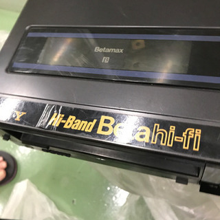 ソニーベーターマックス　SL-HF505の画像