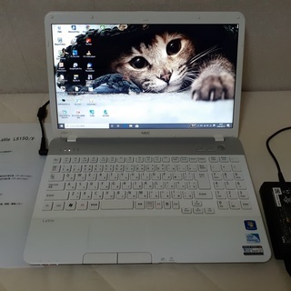 【取引中です】?NEC　LaVie　SSD搭載　i5　Wi-Fi  マルチ　ホワイト　15インチ　Windows10　②　