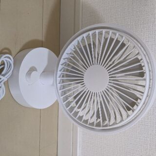 USB扇風機 JUF-A-55-WH 