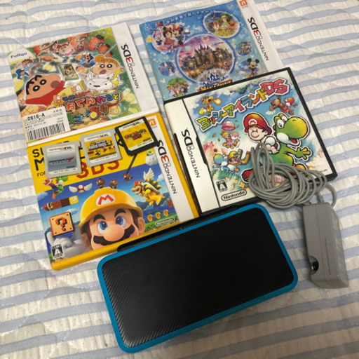 New ニンテンドー2DS LL 本体とカセット7本セット
