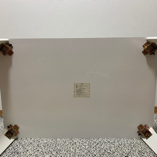 【ニトリ】ローテーブル　ホワイト　折りたたみ式の画像