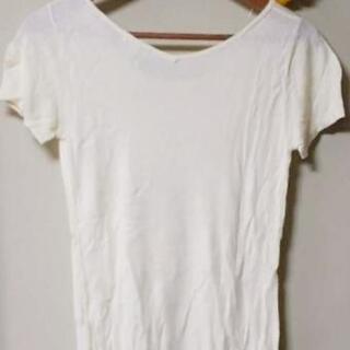 急募🔊グラシア⭐ 薄い イエロー レーヨン 無地 丸襟 Mの画像