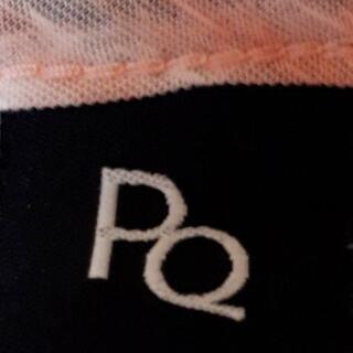 急募🔊 未使用に近い❕オレンジ ボーダー 丸襟 ポケット トップス チュニック Mの画像