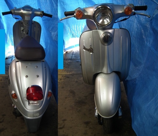 ヴェルデ 1型(CA1MA)前期・50cc(原付）銀