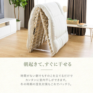 折り畳みすのこ シングルマットの画像