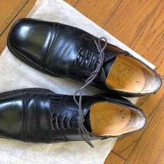jw&dawson メンズ　黒　革靴