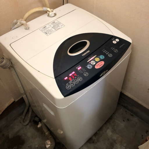 東芝　6.0kg洗濯機 AW-F60VP おまけ風呂水用給水ホース付