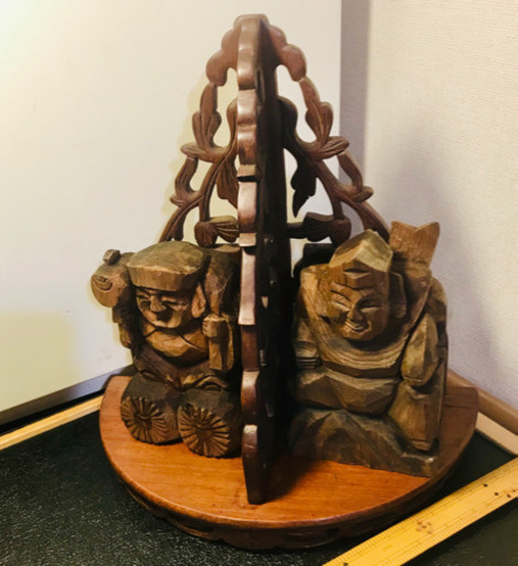 恵比寿、大黒‼︎  木刻台付画像で、、、