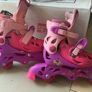 プリンセス　ローラーブレード　サイズ切り替え５段階