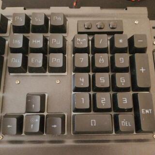 ゲーミングキーボード&マウスセットの画像