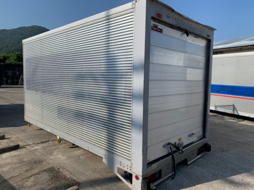 No.384 アルミバン 3ｔ アルミ箱 バイク倉庫 トラックコンテナ コメ保管庫 物置 DIY