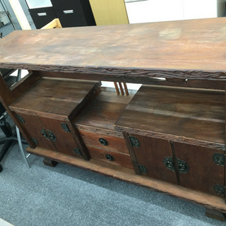 i61 熊本木工 民芸家具 茶棚 茶箪笥 レトロ アンティーク