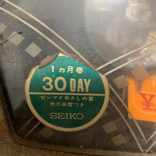 昭和レトロ、SEIKO、1か月巻掛時計、ジャンク品の画像