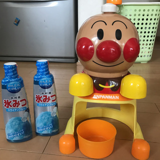 アンパンマンかき氷器　シロップ付