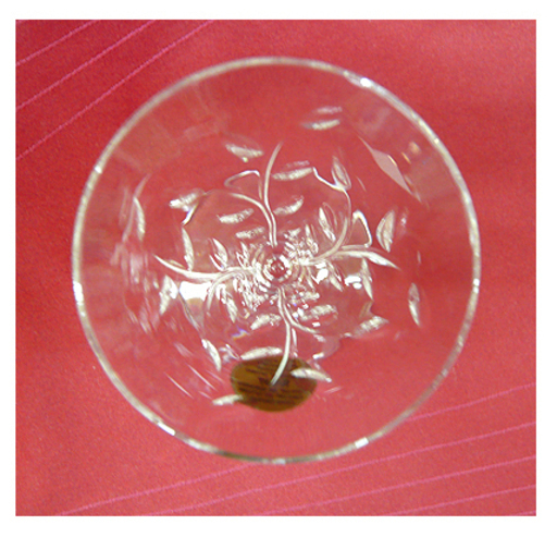 【6客セット クリスタル RCR ミニグラス】高さ9cm 24％PbO イタリア製 テイスティング 食後酒 ROYAL CRYSTAL