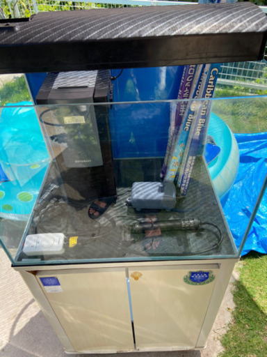 600ワイド水槽セット　外部濾過