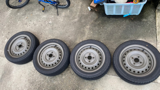 165/55R14 ホンダ純正スチールホイールセット　塗装済