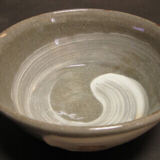 萩焼　作家・松野龍司　預け鉢　新品未使用の画像