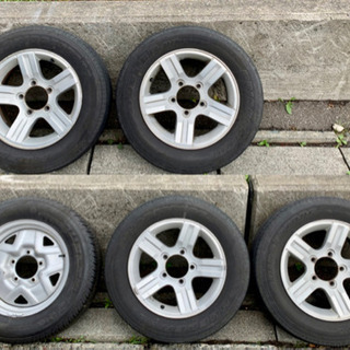 ジムニー 175/80R16 BS 4本＋スペアスチール付1本
