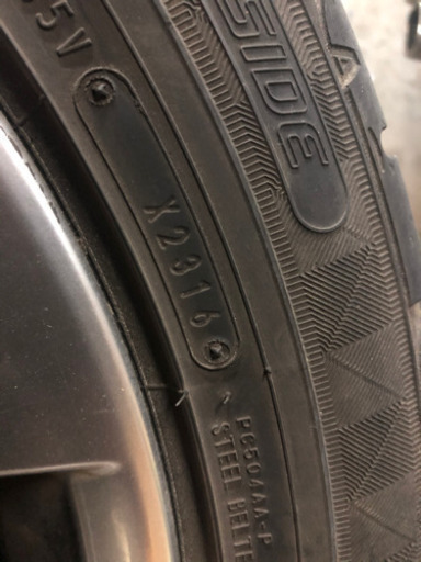 ダンロップ製235/50R18 20系ヴェルファイア純正アルミホイール