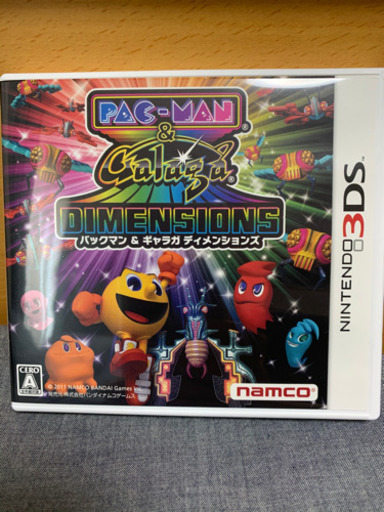 期間限定値下げ！さらに学割あり　美品3DS「パックマン\u0026ギャラガ　ディメンションズ」