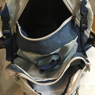 【中古】FILA テニス　ラケットリュック　水色の画像