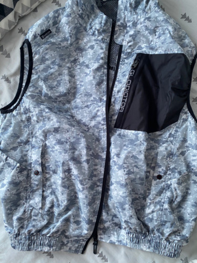 SUN-S(サンエス) 空調風神服 2020年新商品 ベスト【KU91490】＋ななめレギュラーファン【RD9910R】＋日本製バッテリーセット【RD9890J】／オリジナルステッカー付