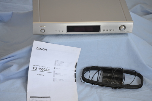 FM/AMチューナー　DENON 製　ラジコのFMを、貴方のコンポで聴けます。