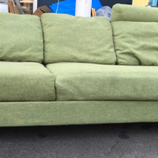 3人掛けソファー　中古　リサイクルショップ宮崎屋21.3.20　佐土原駅前店の画像