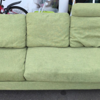 3人掛けソファー　中古　リサイクルショップ宮崎屋21.3.20　佐土原駅前店の画像