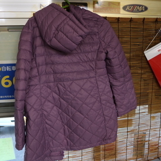 キルティング　薄手　フードが取れます　Mサイズの画像