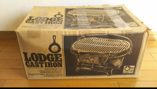 スポーツマンズグリル  LODGE   CASTIRON 旧ロゴ