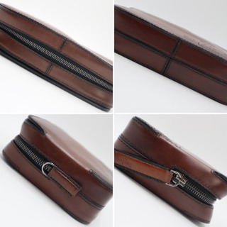Berluti/プロファイル カリグラフィ クラッチバッグ》ABランク 茶 美