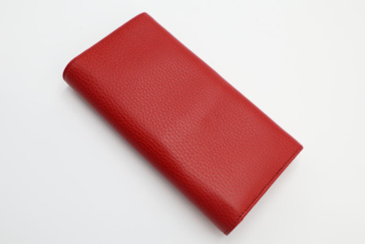 《GUCCI/スウィング 二つ折り長財布》Aランク 未使用品 箱 極美品 レッド