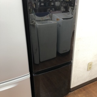 【リサイクルショップどりーむ天保山店】3006　冷蔵庫　2ドア　三菱　MITSUBISHI　MR-P15C-B型　146L  2018年製【3ヶ月保証付き】　