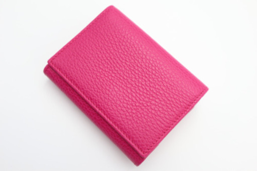 《GUCCI/GGマーモント》三つ折り財布 Aランク ピンク 未使用品 極美品
