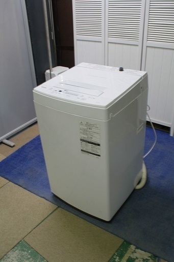 ■R2645) TOSHIBA 中古東芝　全自動洗濯機　洗濯容量4.5㎏　AW-45M7 2020年製! 洗濯機 店頭取引大歓迎♪