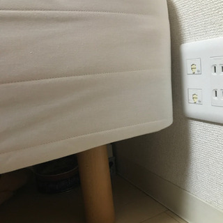 脚付きマットレス//シングルサイズ//無印良品の画像
