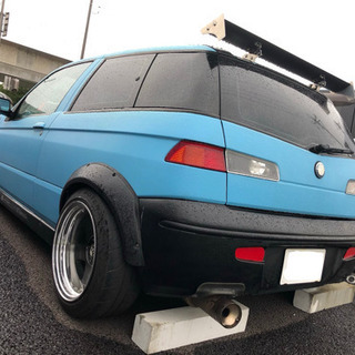 ☆アルファロメオ145 2.0ツインスパーク☆車高調☆マフラー☆ワンオフホイール☆の画像