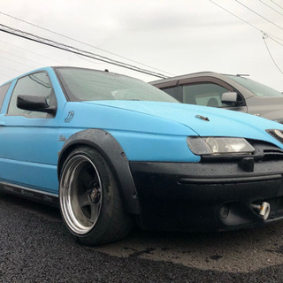 ☆アルファロメオ145 2.0ツインスパーク☆車高調☆マフラー☆ワンオフホイール☆の画像