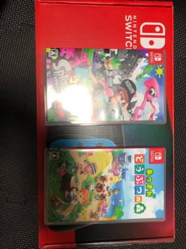 新型switch どうぶつの森　スプラトゥーン2 プロコンセット品