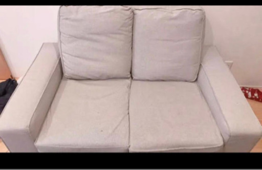 8月中までの出品！ IKEA シーヴィク2人掛けソファー