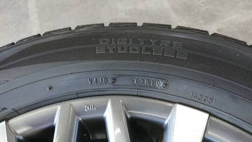 スタッドレス バリ溝 2019製 LEXUS LX570 純正AW 8.5J+58 PCD150 空気圧センサー付 DUNLOP WINTER MAXX SJ8 285/50/20