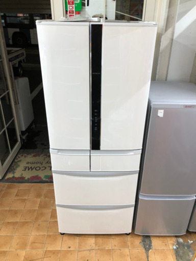 6ドア冷蔵庫 2016年 日立 475L R-F480F 両開き 自動製氷【安心の3ヶ月保証】?自社配送時?代引き可?※現金、クレジッ