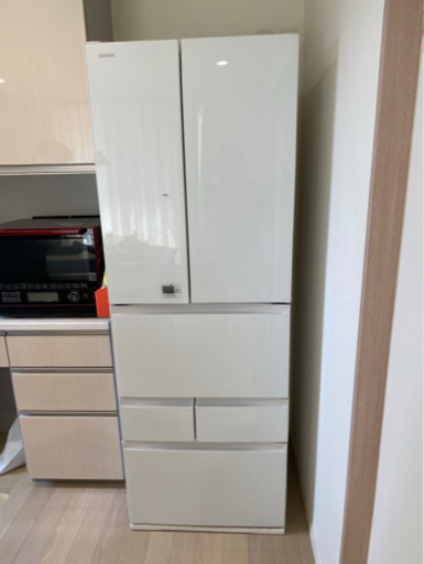 (お譲り先決定)★美品★東芝ベジータ　2018年製　462L 野菜室真ん中冷蔵庫